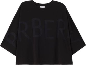 Burberry Black Logo Round Neck T-Shirt