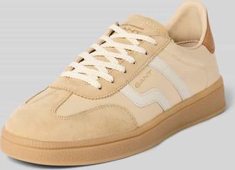 GANT Sneaker aus Leder-Mix Modell Cuzima in Beige, Gr&ouml;&szlig;e 36