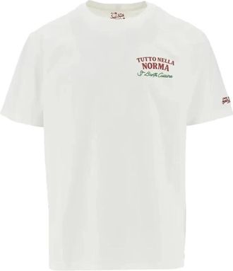 MC2 Saint Barth Portland Cotton T-Shirt - Heren - T-shirts - Wit - M - Katoen - Tops