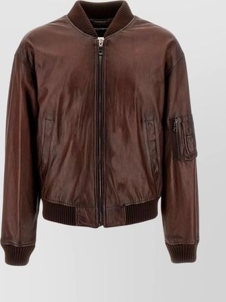 Dolce & Gabbana jacket nappa leather patch pockets