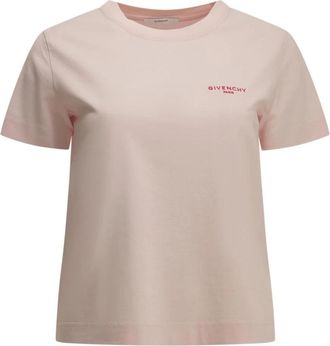 Givenchy Slim T-shirt - Dames - T-shirts - Roze - XS - Katoen - Tops