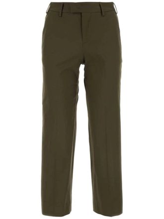 Pantaloni Torino Pantalon met uitgesneden details - Groen