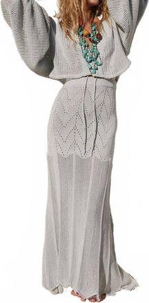 Jen's Pirate Booty Womens Pearl City Skirt In Coastal Mist