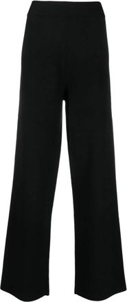 Seventy Zwarte Broek - Stijlvol Model - Dames - Wijde Broeken - Zwart - S - Wol - Broeken
