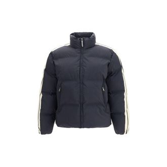 Palm Angels Black Polyamide Full-Length Mens Jacket