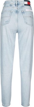 Tommy Hilfiger Womens Distressed Light-Wash Denim Jeans Blue Better Cotton Initiative