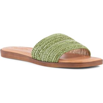 Seychelles Palms Perfection Slide Sandal in Green at Nordstrom Rack, Size 6.5