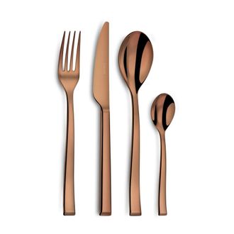 Bloomingdale's Cuberter&iacute;a de 24 piezas en estuche largo Acero inoxidable + Revestimi