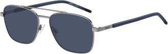HUGO BOSS HG 1269/S R81/KU Mens Sunglasses Silver Size 57