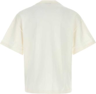 Jil Sander Mens Cotton T-Shirt White