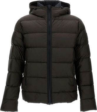 Fay Cappotto trapuntato con cappuccio - Marrone