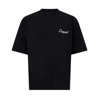 Dsquared2 Heren, Tops, Zwart, Maat: XL Katoen