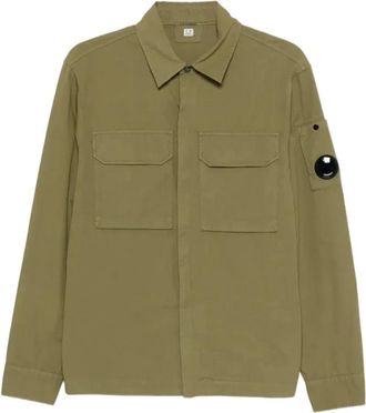 C.P. Company Light Jacket - Heren - Zomerjassen - Groen - 2XL - Katoen - Jassen