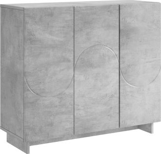 vidaXL Aparador Gris Hormig&oacute;n 85,5 X 31 X 75 Cm Madera De Ingenier&iacute;a Vidaxl