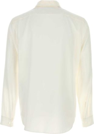Gucci Mens Tailored Shirt White Silk