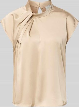 Neo Noir Neo Noir Blusenshirt aus Satin Modell Fleur in Sand, Gr&ouml;&szlig;e 34