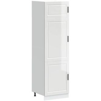 vidaXL Vidaxl - Kitchen Cupboard Porto High Gloss White Engineered Wood