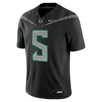 Nike Dante Moore Oregon Mens Nike Mens Dri-FIT College NIL Game Jersey in Black | NC2F08WDUON-WK9