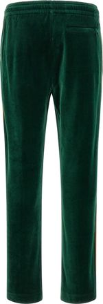 Casablanca Cotton Velvet Bicolor Joggers - Green