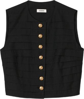 Sandro Top Eilat crop - Nero