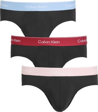 Calvin Klein Icon Stretch-cotton Briefs - set of Three - Black - Xxl