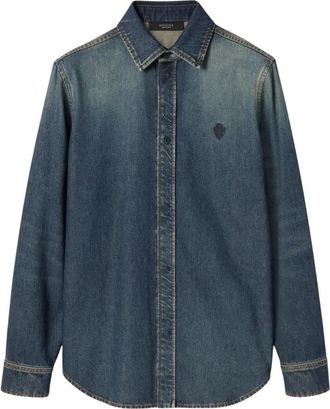Gucci Blue Regular Logo Shirt