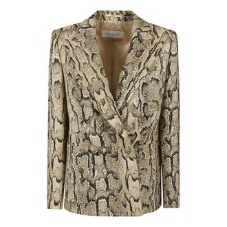 Dries Van Noten Dames, Jassen, Beige, Maat: S Katoen