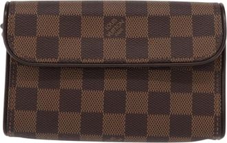 Louis Vuitton Florentine Waist Monogram Canvas Brown Canvas Handbag (Pre-Owned)