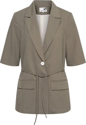 &Co Woman Gina Blazer - Dames - Blazers - Groen - XS - Leer - Jassen