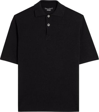 Begg x Co Polo in cashmere - Nero