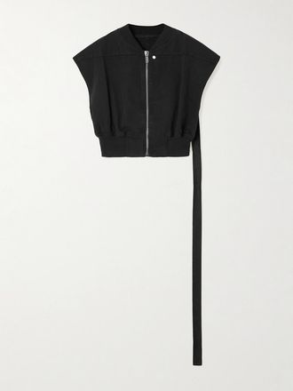 Rick Owens Bomber In Cotone Babel Tatlin - Nero