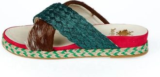 Mr & Mrs Italy Sandalen Slippers - Dames - Sandalen - Veelkleurig - 38 EU - Schoenen