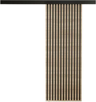 Mirjan24 Mobilier1 - Puerta Corredera Dover 201, Roble Sonoma + Negro