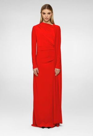 Daska Cape Dress in Red at Nordstrom, Size X-Large