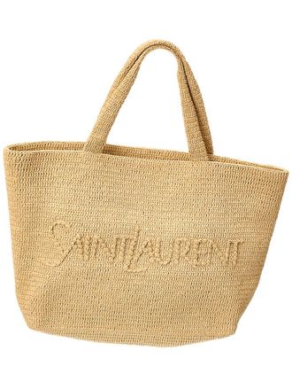 Saint Laurent Raffia Tote
