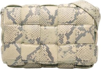 Bottega Veneta Pre-owned Padded Cassette - Dames - Vintage Schoudertas - Groen - ONE Size - Leer - Vintage