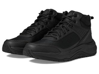 Skechers Street Treader - Scorron Mens Work Lace-up Boots Black : 8 D - Medium, Leather/Synthetic