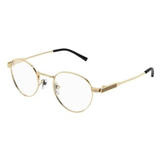 Gucci Stijlvolle Bril in Zwart - Heren - Brillen - Geel - 48 MM - Accessoires
