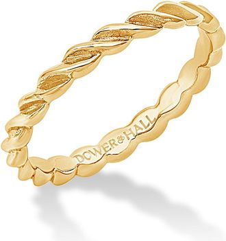 Dower & Hall 14k Gold Twist Narrative Ring