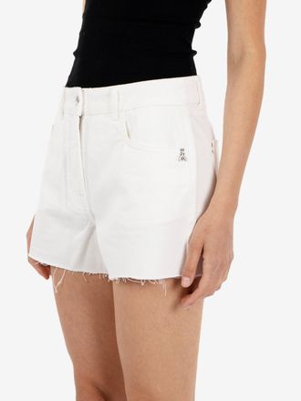 Patrizia Pepe Shorts in denim bianco
