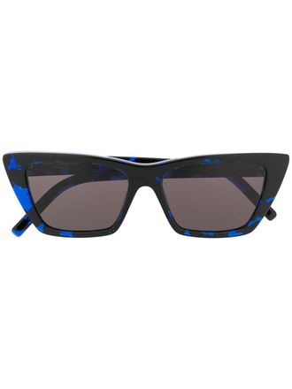 Saint Laurent Eyewear Occhiali da sole rettangolari - Nero