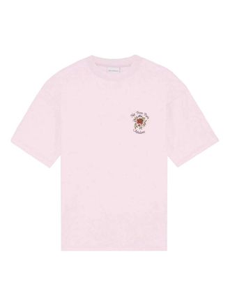 Dr&ocirc;le de Monsieur T-shirt Slogan Rose