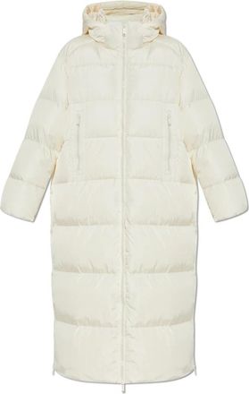 Add Lange Donsjas - Dames - Dons jassen - Beige - XS - Jassen