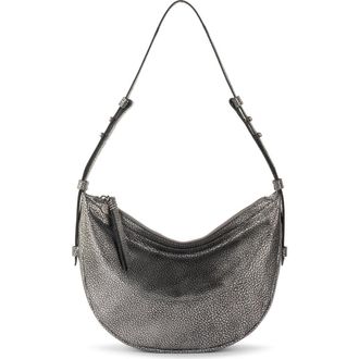 The Sak Tess Shoulder Bag Leather in Dark Silver at Nordstrom