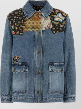 Valentino Garavani denim padded jacket
