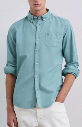 Scalpers New Forest Bd Shirt in Lightduck at Nordstrom, Size 43 Eu