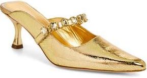 Avec Les Filles Agatha Pointed Toe Pump in Gold at Nordstrom Rack, Size 7