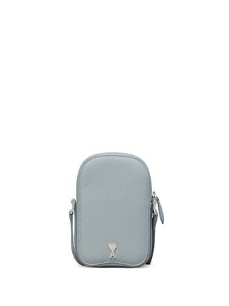 Ami Paris Paris shoulder bag - unisex - Calf Leather - OS - Blue