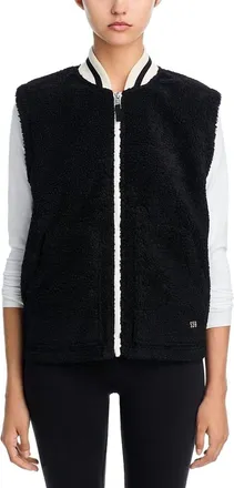 SPLITS59 Aster Sherpa Vest In Black