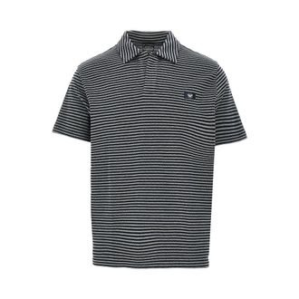 Emporio Armani Striped cotton Swimwear polo shirt Man XXL